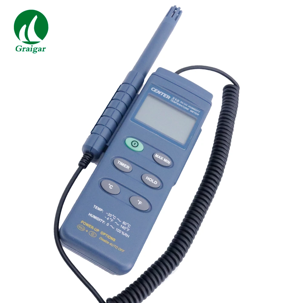 Digital Interface Humidity Temperature Tester CENTER-310 Humidity Range:0~100%RH
Digital Interface Humidity Temperature Tester CENTER-310 Humidity Range:0~100%RH