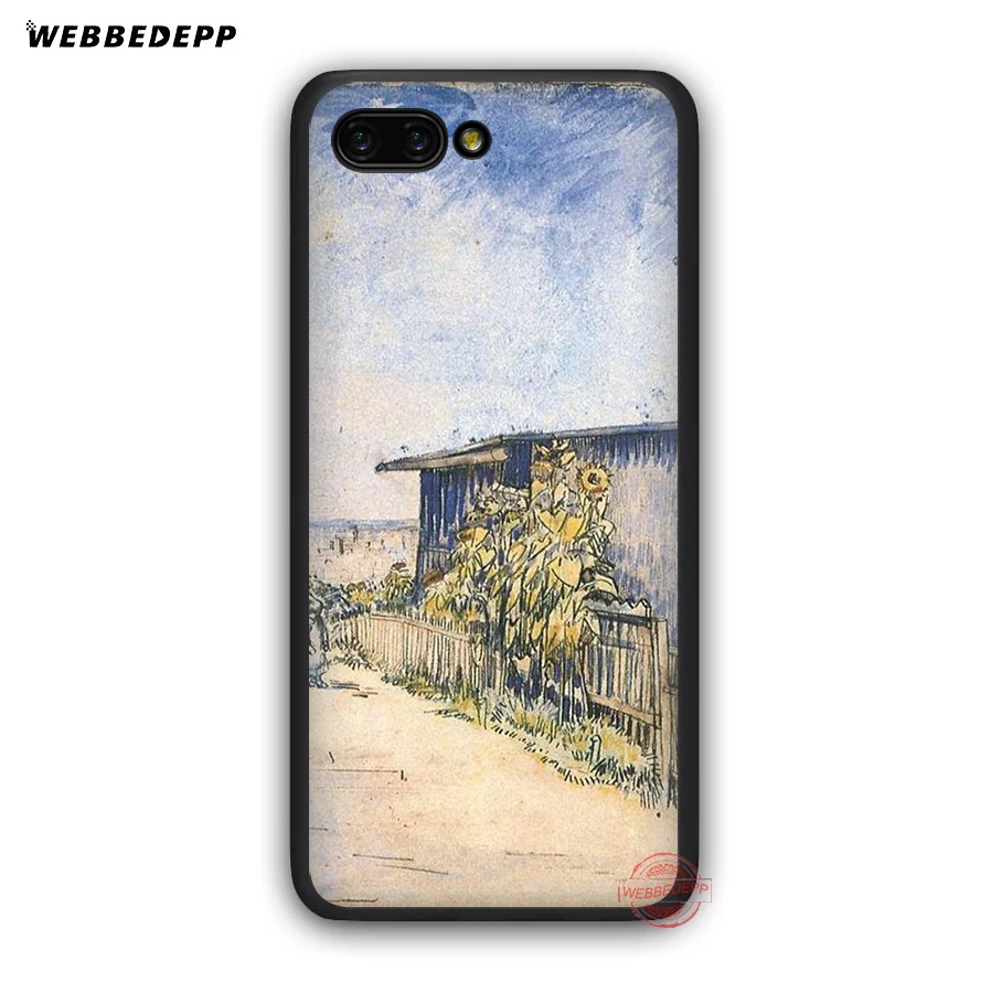 WEBBEDEPP Vincent Van Gogh Sunflower Soft Case for Honor 20 10 9 9X 8 Lite 8C 8X 7X 7C 7A 3GB 6A Pro View | Мобильные телефоны и