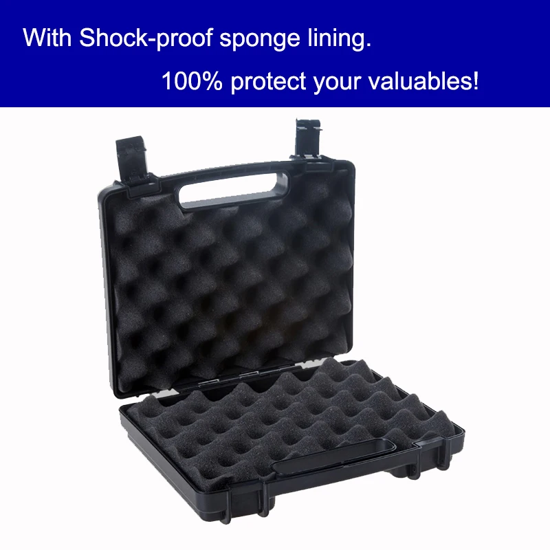 high quality tool case waterproof toolbox 220x190x45MM equipment case safety Instrument file box with foam lining
high quality tool case waterproof toolbox 220x190x45MM equipment case safety Instrument file box with foam lining