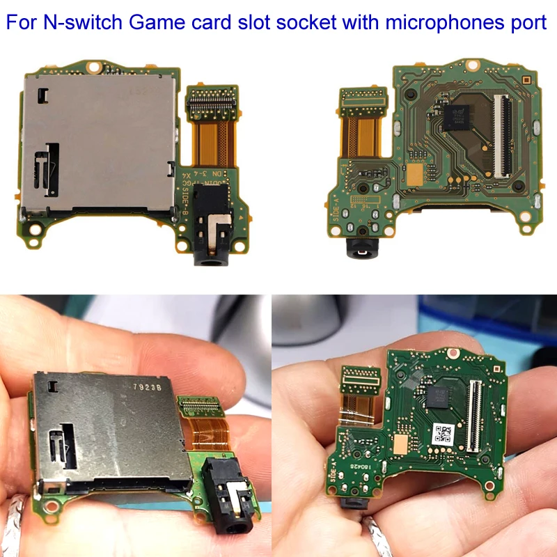 New Original Game Card slot Socket with headset headphone board Replacement For Nintend Switch NS Switch repair parts
New Original Game Card slot Socket with headset headphone board Replacement For Nintend Switch NS Switch repair parts