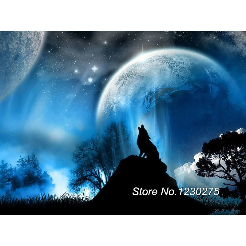 Diy 5D Diamond Embroidery night moon Wolf Diamond Mosaic Picture Square Diamond Painting Cross Stitch Kits Needlework SD752
Diy 5D Diamond Embroidery night moon Wolf Diamond Mosaic Picture Square Diamond Painting Cross Stitch Kits Needlework SD752