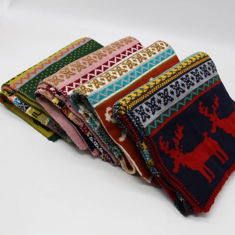 High quality fashion women men xmas reindeer knitted acrylic winter autumn scarf shawls outside cold wraps LL190611A
High quality fashion women men xmas reindeer knitted acrylic winter autumn scarf shawls outside cold wraps LL190611A