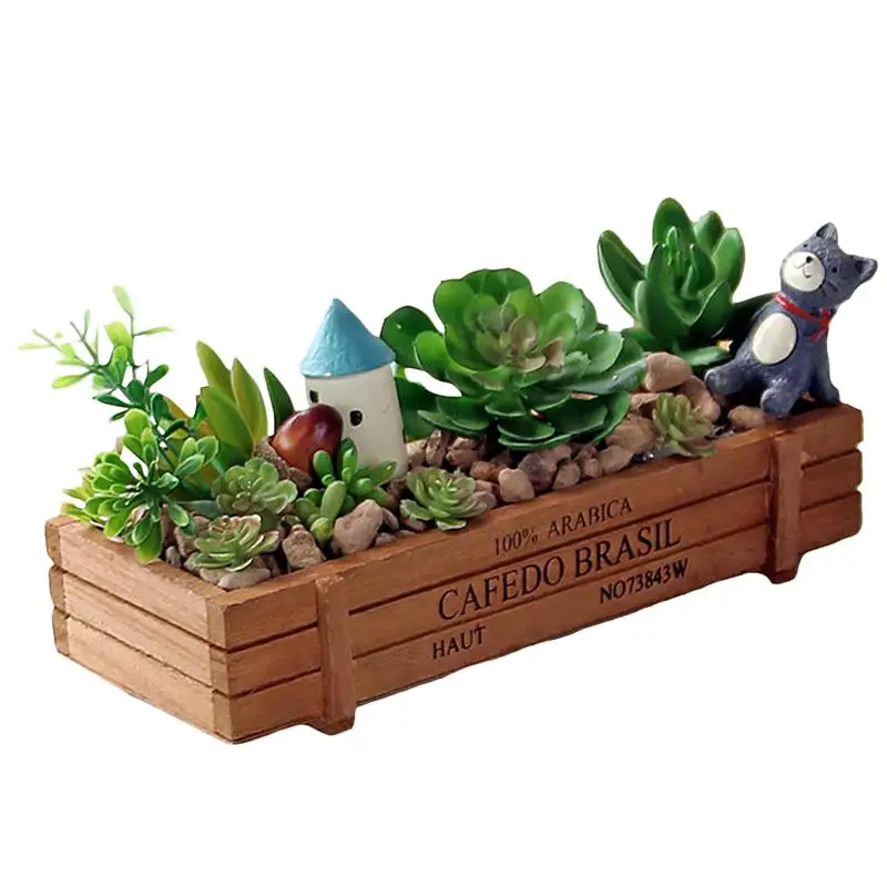 Creative Planter Box Rectangle Vintage Wooden Gardening Wood Flower Box Wood Planter For Succulents Home Ornamnets
Creative Planter Box Rectangle Vintage Wooden Gardening Wood Flower Box Wood Planter For Succulents Home Ornamnets