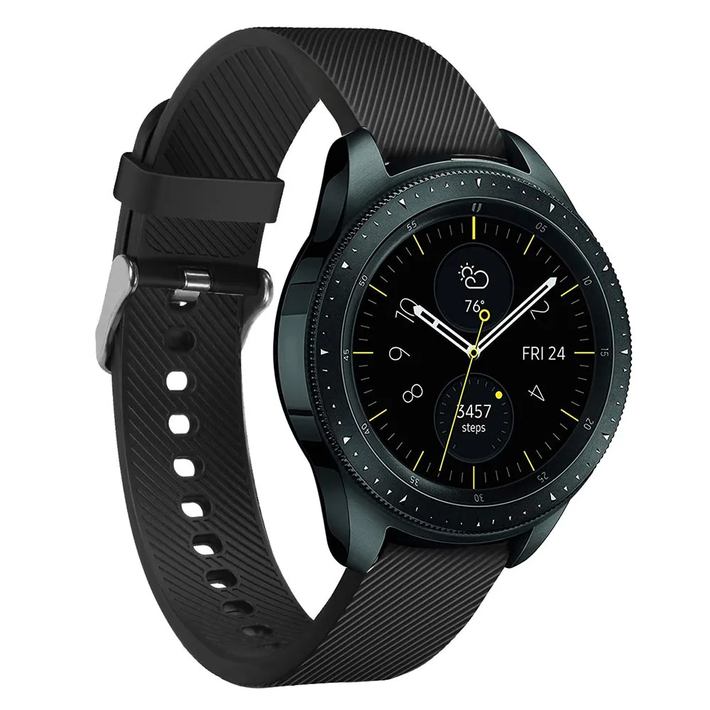 Часы для Galaxy Watch 42 мм сменные силиконовые ремешки часов Samsung R810 и Gear Sport Смарт часы