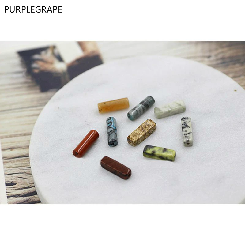 PURPLEGRAPE Natural native mechanism stone making earrings pendant DIY handmade jewelry accessories material a pack of 4
PURPLEGRAPE Natural native mechanism stone making earrings pendant DIY handmade jewelry accessories material a pack of 4