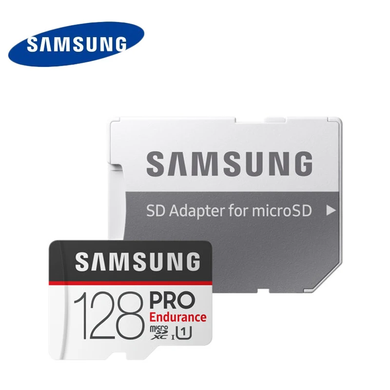 Карта памяти SAMSUNG Micro SD 100 Мб 128 ГБ 64 32 PRO выносливость класс 10 U1 4K MicroSDHC MicroSDXC флэш