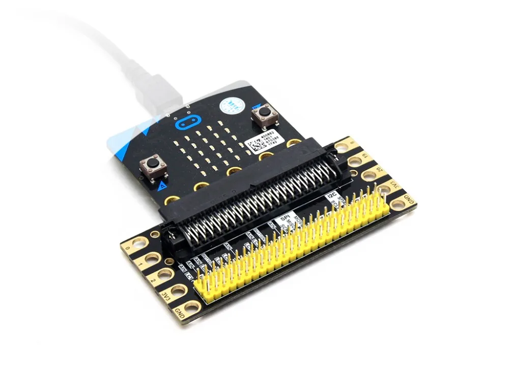 Waveshare Edge connector expansion board for micro:bit, breakout the I/O pins to 2.54mm pitch pinheader interface
Waveshare Edge connector expansion board for micro:bit, breakout the I/O pins to 2.54mm pitch pinheader interface