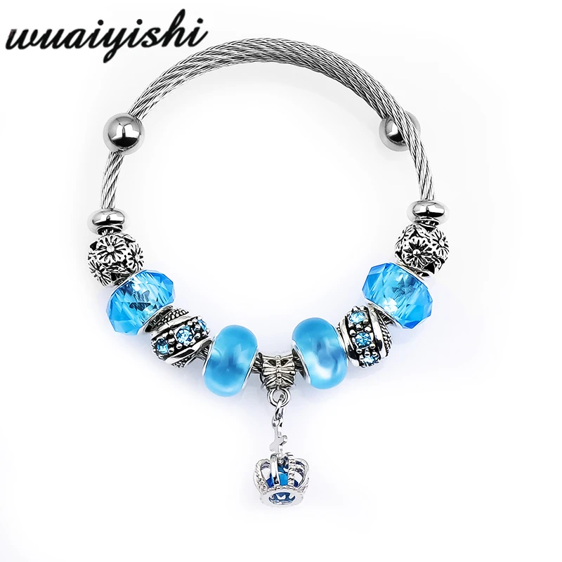 Fashion Crystal bracelet Women Charms Bracelets & Bangles Latest model Tide Charm For Vintage Bead 2019 new adjustable
Fashion Crystal bracelet Women Charms Bracelets & Bangles Latest model Tide Charm For Vintage Bead 2019 new adjustable