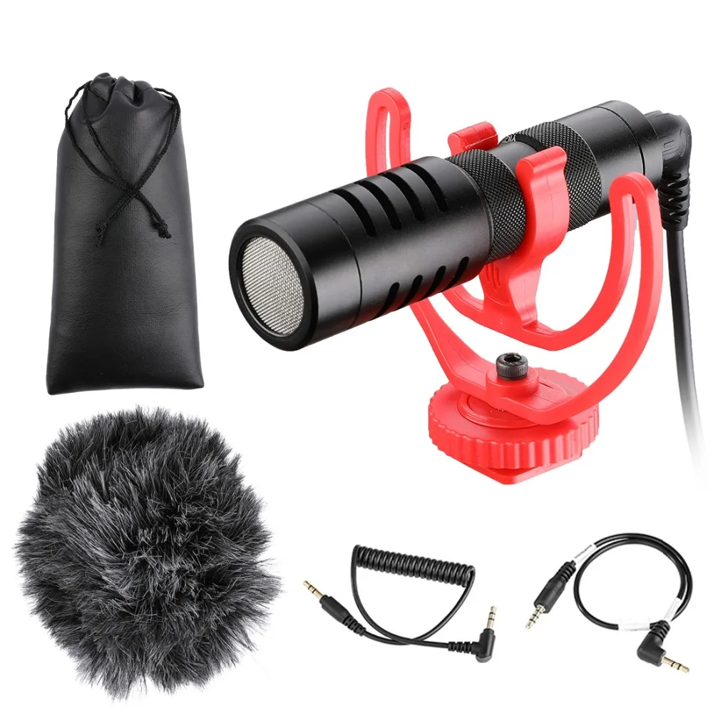YC-VM100 Video Record Microphone Compact Video Micro On-Camera Recording Mic for iPhone X 8 7 Huawei Nikon Canon DSLR VS BY-MM1
YC-VM100 Video Record Microphone Compact Video Micro On-Camera Recording Mic for iPhone X 8 7 Huawei Nikon Canon DSLR VS BY-MM1