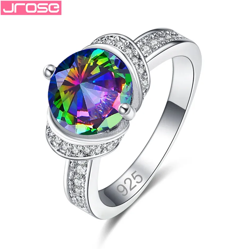 JROSE 2019 Silver Wedding Rings For Women Charms Queen Princess Ring Rainbow Stone Bridal Engagement Jewelry Free Shipping
JROSE 2019 Silver Wedding Rings For Women Charms Queen Princess Ring Rainbow Stone Bridal Engagement Jewelry Free Shipping
