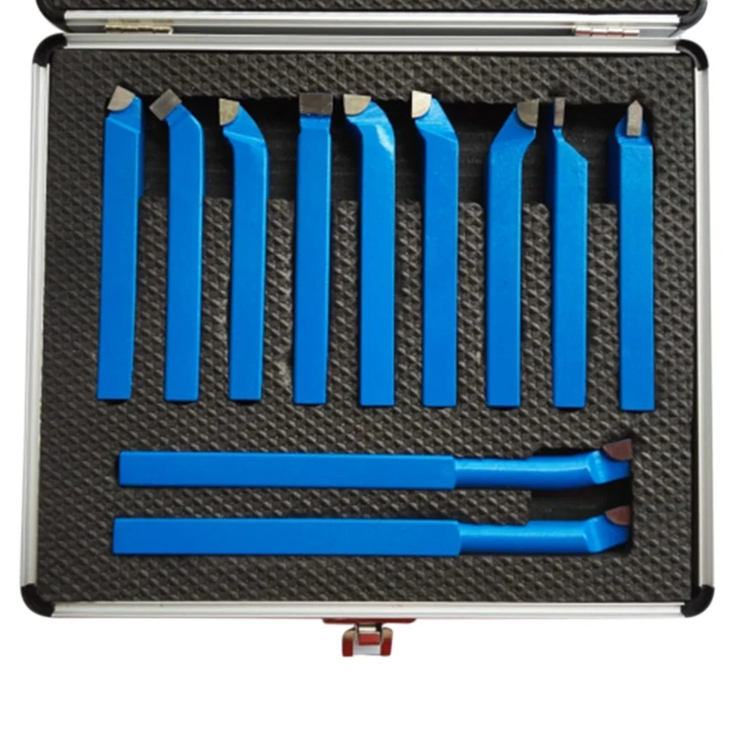 11Pcs Metal Carbide Cnc Lathe Tools Carbide Brazed Tipped Cutter Tool Bit Cutting Set Kits Welding Turning Tool Holder
11Pcs Metal Carbide Cnc Lathe Tools Carbide Brazed Tipped Cutter Tool Bit Cutting Set Kits Welding Turning Tool Holder