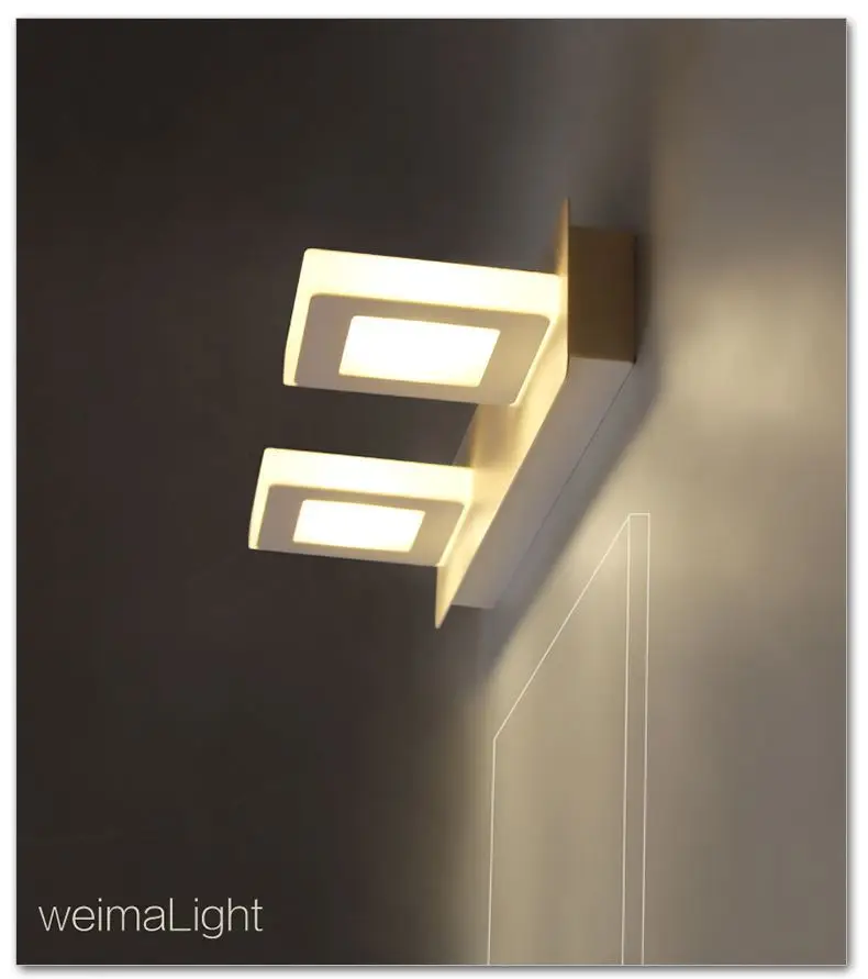 9W 3-Light LED Зеркальный настенный светильник для ванной комнаты макияжа Гибкая лампа