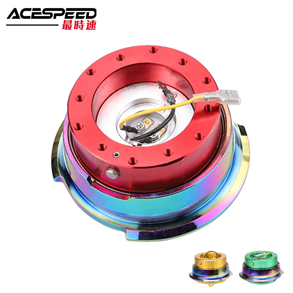 Universal Aluminum Steering Wheel Quick Release Hub Adapter Boss Kit Racing Car Neo Chrome rainbow
Universal Aluminum Steering Wheel Quick Release Hub Adapter Boss Kit Racing Car Neo Chrome rainbow