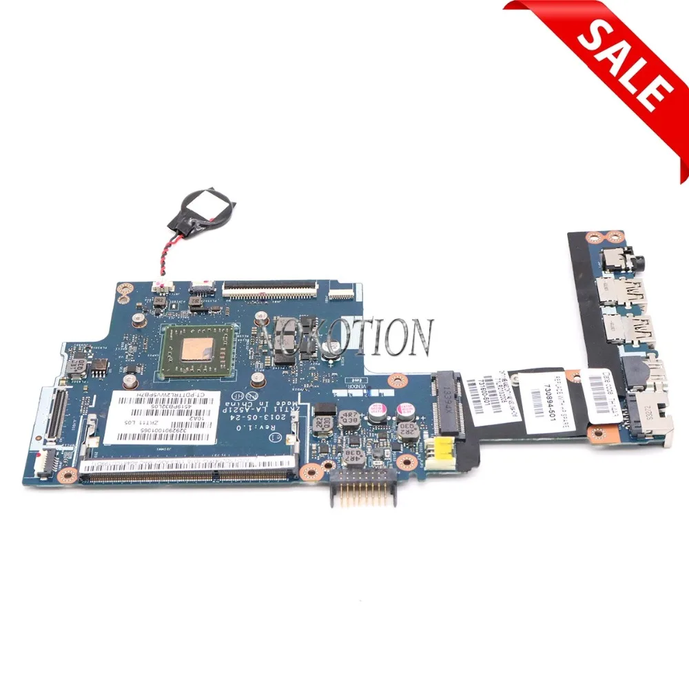 Материнская плата NOKOTION 744189-001 730894-501 730894-001 для ноутбука HP 215 G1 ZKT11 LA-A521P REV 1,0 DDR3 Материнская плата
Материнская плата NOKOTION 744189-001 730894-501 730894-001 для ноутбука HP 215 G1 ZKT11 LA-A521P REV 1,0 DDR3 Материнская плата