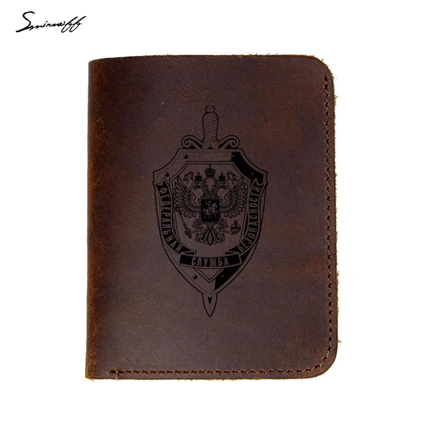 Genuine Leather Wallet with Russian federal security service LOGO Purse Male Handmade Engraved FSB Men Wallets
Genuine Leather Wallet with Russian federal security service LOGO Purse Male Handmade Engraved FSB Men Wallets