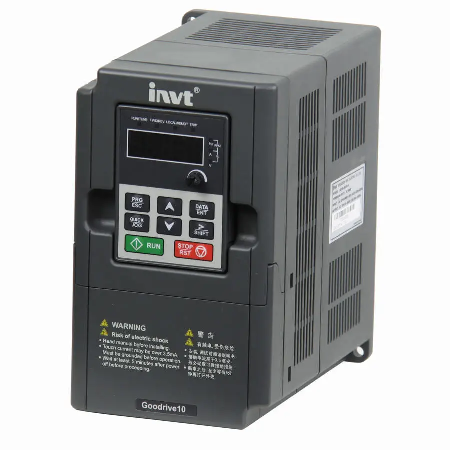 GD10-0R7G-S2-B Single-phase 1-phase 230V 0.75KW 9.3A Input INVT Inverter VFD frequency AC drive NEW
GD10-0R7G-S2-B Single-phase 1-phase 230V 0.75KW 9.3A Input INVT Inverter VFD frequency AC drive NEW