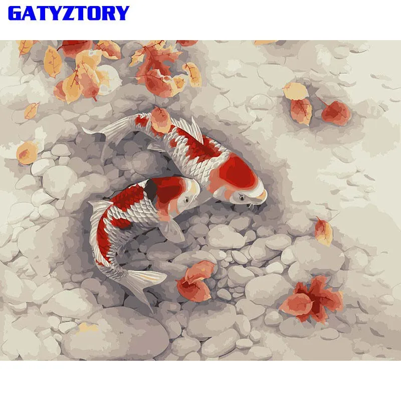 GATYZTORY Frameless Goldfish DIY Painting By Numbers Acrylic Paint On Canvas Calligraphy Painting Unique Gift For Home Decor Art
GATYZTORY Frameless Goldfish DIY Painting By Numbers Acrylic Paint On Canvas Calligraphy Painting Unique Gift For Home Decor Art