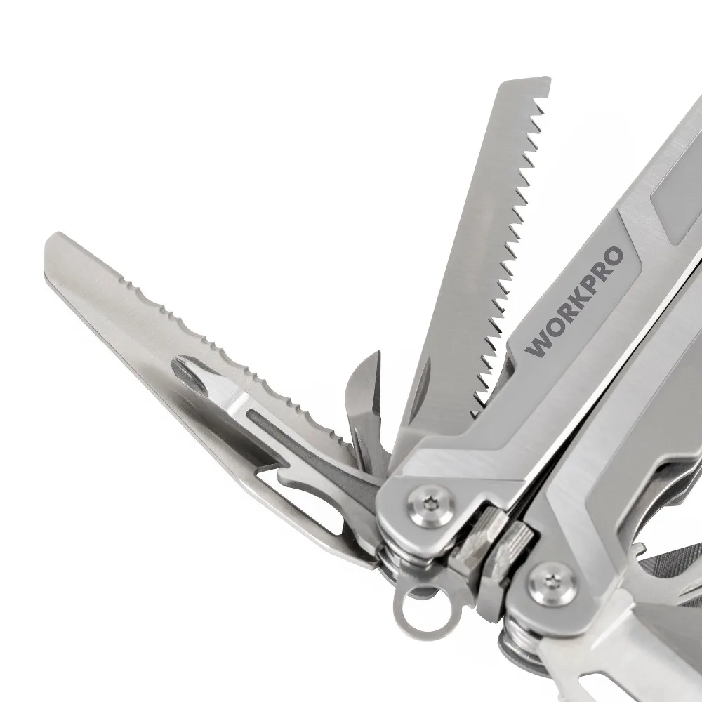 WORKPRO 15 in1 Multi Plier Multifunction Tools with Knife Scissors Saw Screwdriver
WORKPRO 15 in1 Multi Plier Multifunction Tools with Knife Scissors Saw Screwdriver