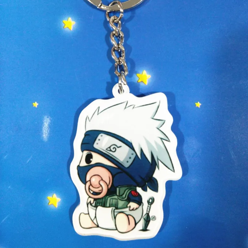 13 types Anime Naruto Acrylic Keychain Uzumaki Haruno Sakura Kakashi Uchiha Sasuke Limited Charm Bag Phone Keyring Birthday Gift | Украшения