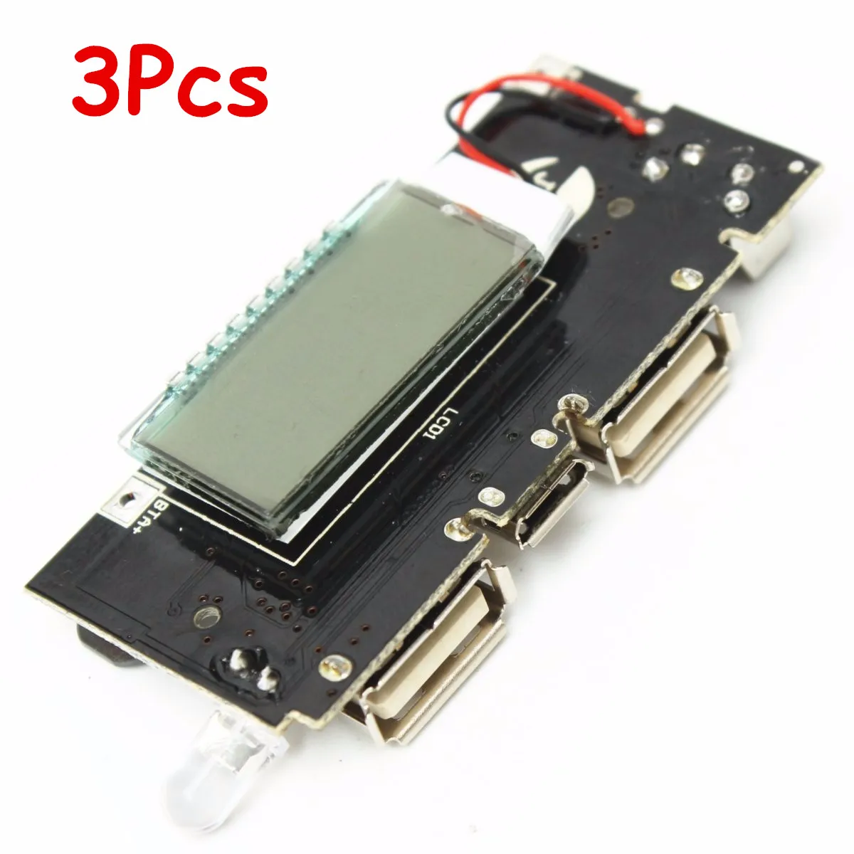 3Pcs Dual USB 5V 1A 2.1A Mobile Power Bank 18650 Battery Charger PCB Power Module Accessories For Phone DIY
3Pcs Dual USB 5V 1A 2.1A Mobile Power Bank 18650 Battery Charger PCB Power Module Accessories For Phone DIY