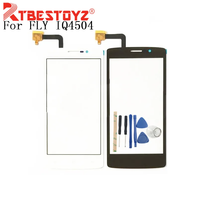 RTBESTOYZ 5 ''сенсорный экран Датчик для FLY IQ4504 Evo Energy сенсорный дигитайзер