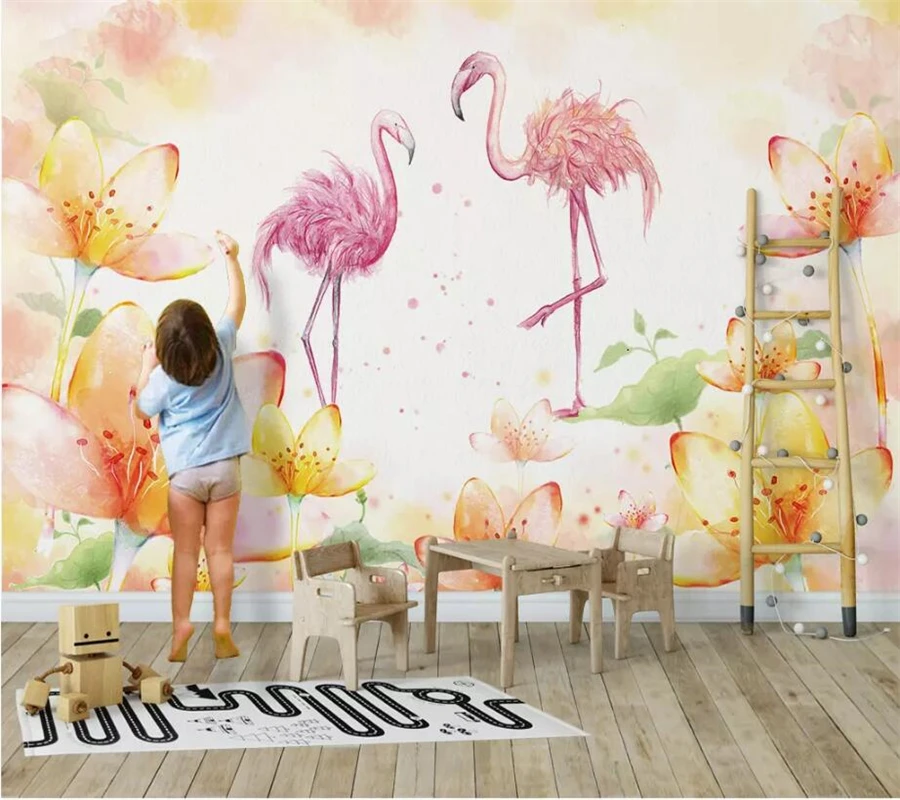 beibehang Custom wallpaper 3d murals hand-painted flamingo tropical rainforest tropical plants living room background wall paper
beibehang Custom wallpaper 3d murals hand-painted flamingo tropical rainforest tropical plants living room background wall paper