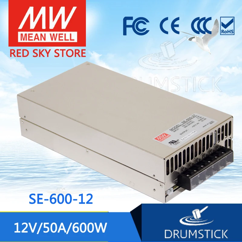 Steady MEAN WELL SE-600-12 12V 50A meanwell SE-600 600W Single Output Power Supply
Steady MEAN WELL SE-600-12 12V 50A meanwell SE-600 600W Single Output Power Supply