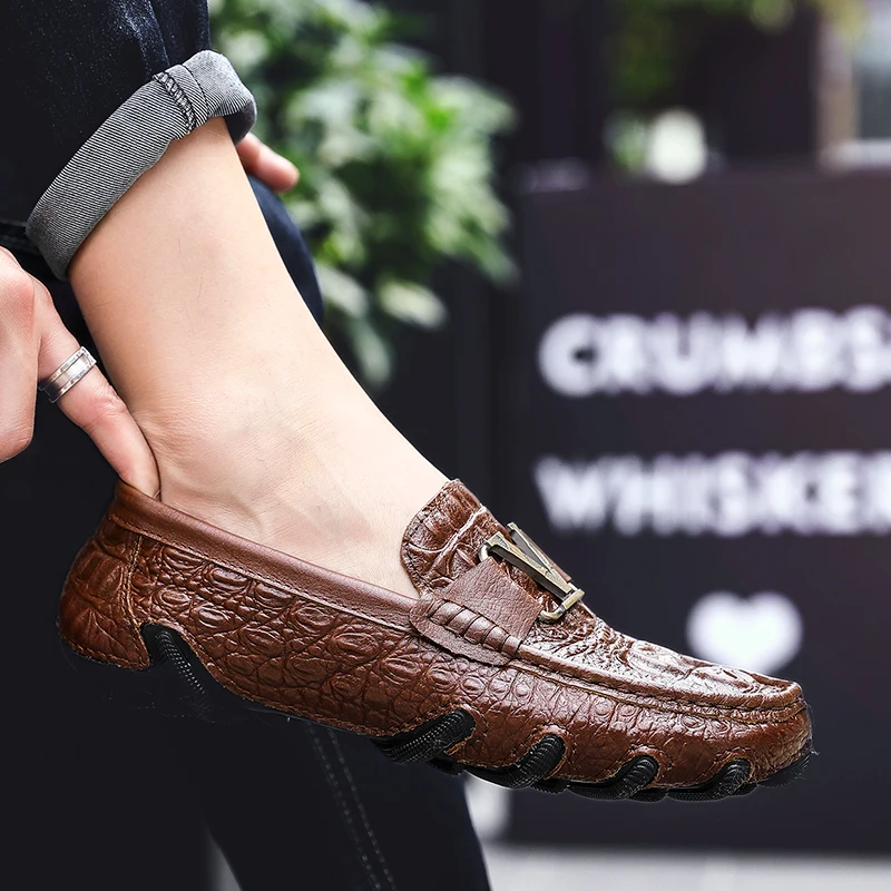 2019 fashion men's shoes casual genuine leather loafers male slip on brown & black shoe man big size 38-47 driving shoes for men
2019 fashion men's shoes casual genuine leather loafers male slip on brown & black shoe man big size 38-47 driving shoes for men