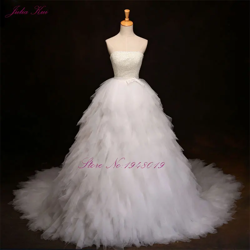 Julia Kui Real Photos Ball Gown Pearls Wedding Dress Lace Up Strapless Bridal Gown Sexy Robe De Mariage Vestido De Novia
Julia Kui Real Photos Ball Gown Pearls Wedding Dress Lace Up Strapless Bridal Gown Sexy Robe De Mariage Vestido De Novia
