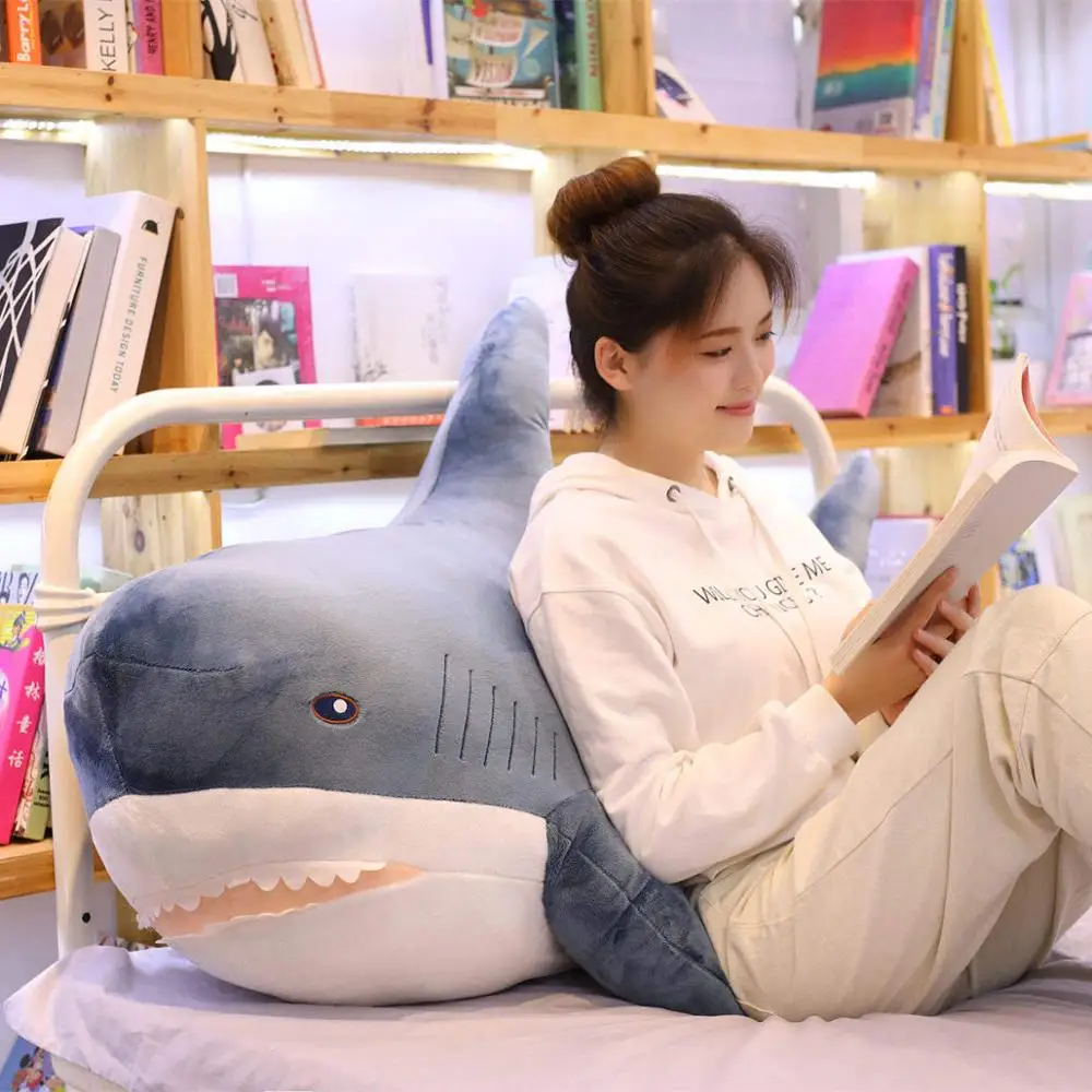 80/100cm Big Size Funny Soft Bite Shark Plush Toy Pillow Appease Cushion Gift For Children Kids Sleeping Doll Stuffed Toy
80/100cm Big Size Funny Soft Bite Shark Plush Toy Pillow Appease Cushion Gift For Children Kids Sleeping Doll Stuffed Toy