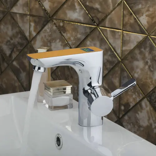 HELLO Digital Display Single Handle Basin Bathroom Chrome Brass 97122 Deck Mounted Sink Torneira Vessel Tap Mixer Faucet
HELLO Digital Display Single Handle Basin Bathroom Chrome Brass 97122 Deck Mounted Sink Torneira Vessel Tap Mixer Faucet