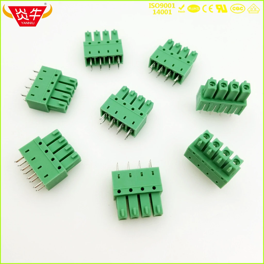 KF2EDGB 3.81 3P женский 15 EDGB 3 81 мм Pin PCB разъем подключаемый плагин клеммные блоки IMCV 1 5/3 G
