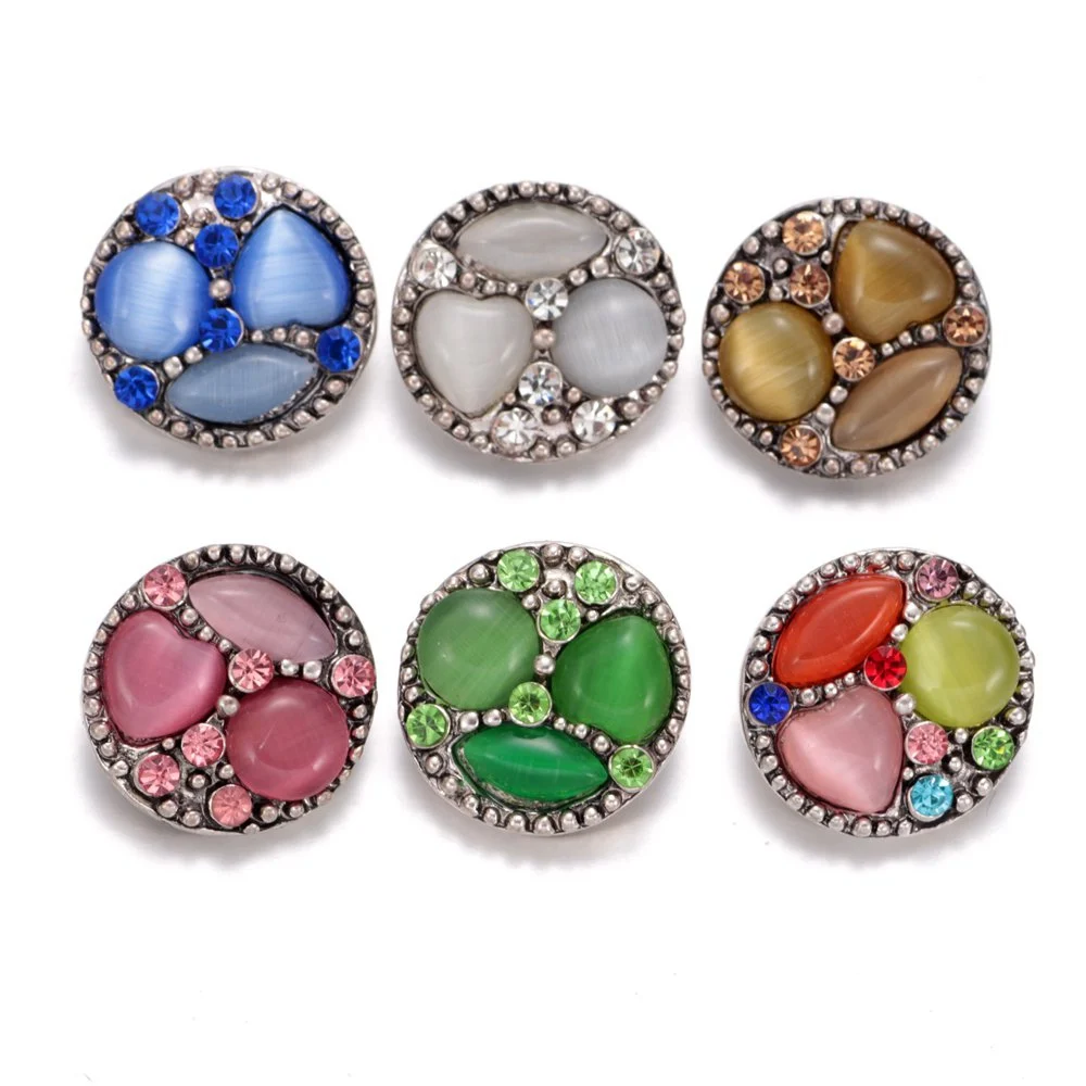 6pcs/lot Rhinestone Opal Round Shape Metal Charms 18mm Snap Button Jewelry For DIY Charms Bracelet 18mm Snaps Jewelry KZ0361
6pcs/lot Rhinestone Opal Round Shape Metal Charms 18mm Snap Button Jewelry For DIY Charms Bracelet 18mm Snaps Jewelry KZ0361