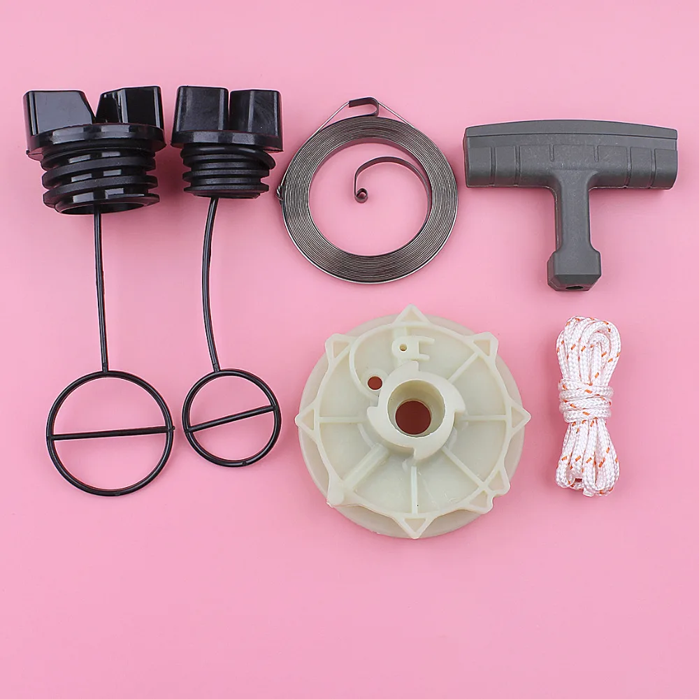 Recoil Starter Pulley Spring Handle Grip Rope For Partner 350 351 Fuel Oil Tank Cap Chain Saw Chainsaw Replacement Spare Part
Recoil Starter Pulley Spring Handle Grip Rope For Partner 350 351 Fuel Oil Tank Cap Chain Saw Chainsaw Replacement Spare Part