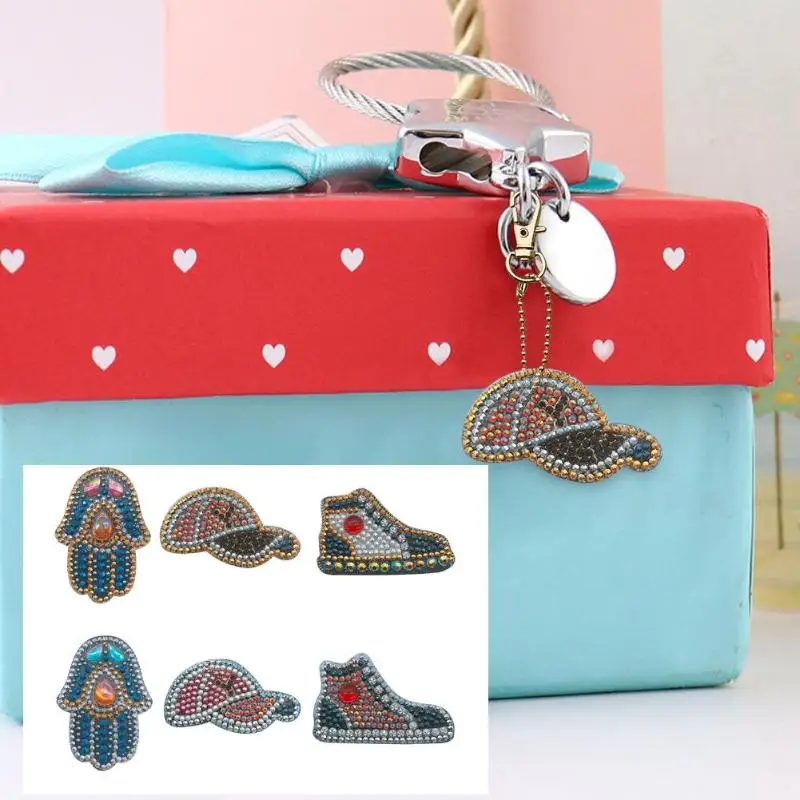 5 PCS/set Full Drill 5D DIY Hat Fish Keychain Key Ring Diamond Embroidery Painting Gift Cross Stitch Needlework Craft
5 PCS/set Full Drill 5D DIY Hat Fish Keychain Key Ring Diamond Embroidery Painting Gift Cross Stitch Needlework Craft