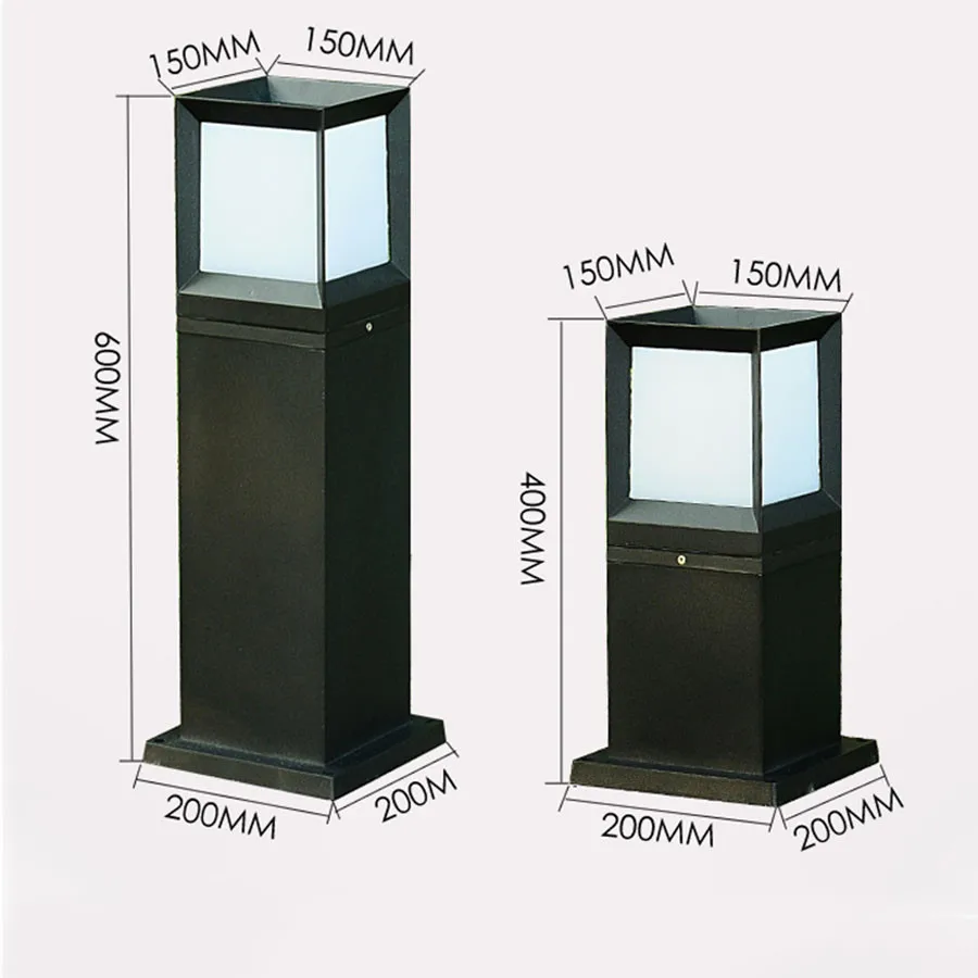 Thrisdar E27 Outdoor Garden Lawn Column Lamp IP54 waterproof led outdoor Courtyard Villa Street light Pathway Patio Pillar lamp
Thrisdar E27 Outdoor Garden Lawn Column Lamp IP54 waterproof led outdoor Courtyard Villa Street light Pathway Patio Pillar lamp