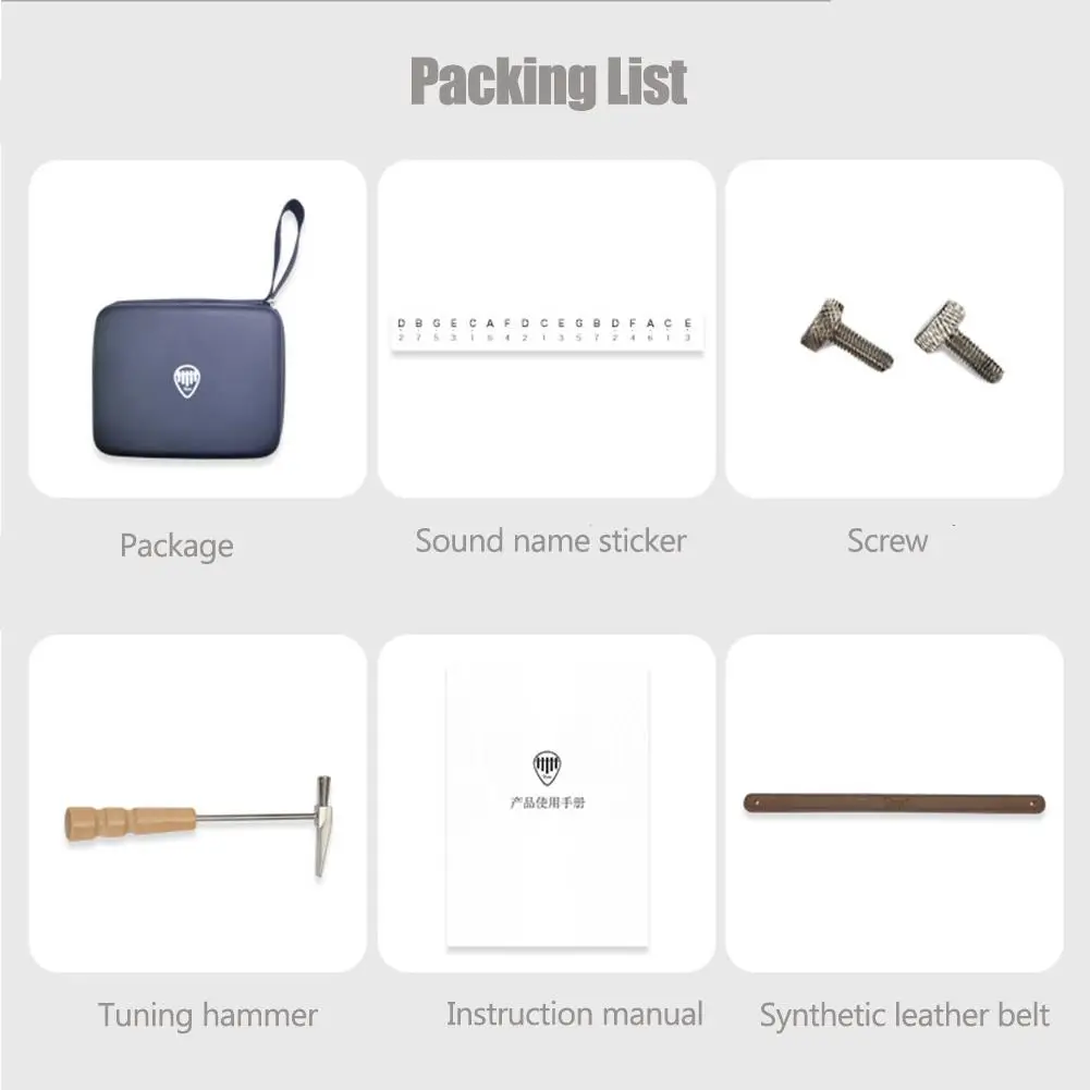 TOM TK-R1 17 key Kalimba Mbira Thumb Fingertips Piano Walnut Wooden Keyboard Musical Instrument With Bag Full Set Accessories
TOM TK-R1 17 key Kalimba Mbira Thumb Fingertips Piano Walnut Wooden Keyboard Musical Instrument With Bag Full Set Accessories