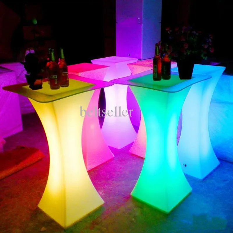 Фото Перезаряжаемые светодиодный подсветкой журнальный столик водонепроницаемый