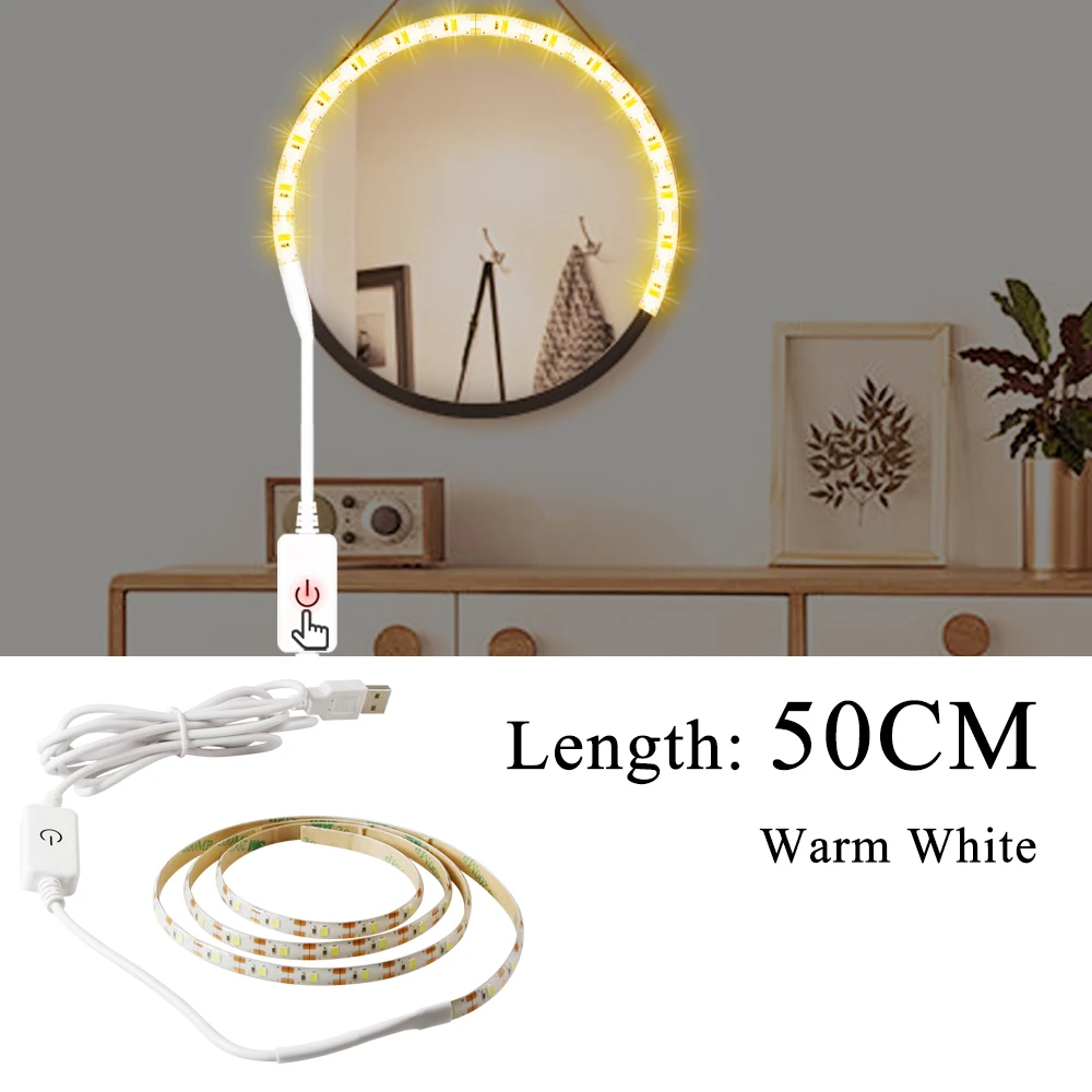 Led Makeup Vanity Mirror Light USB 5V Waterproof Bathroom Mirror Wall Lamp Brightness Adjustable Dressing Table Night Lighting
Led Makeup Vanity Mirror Light USB 5V Waterproof Bathroom Mirror Wall Lamp Brightness Adjustable Dressing Table Night Lighting
