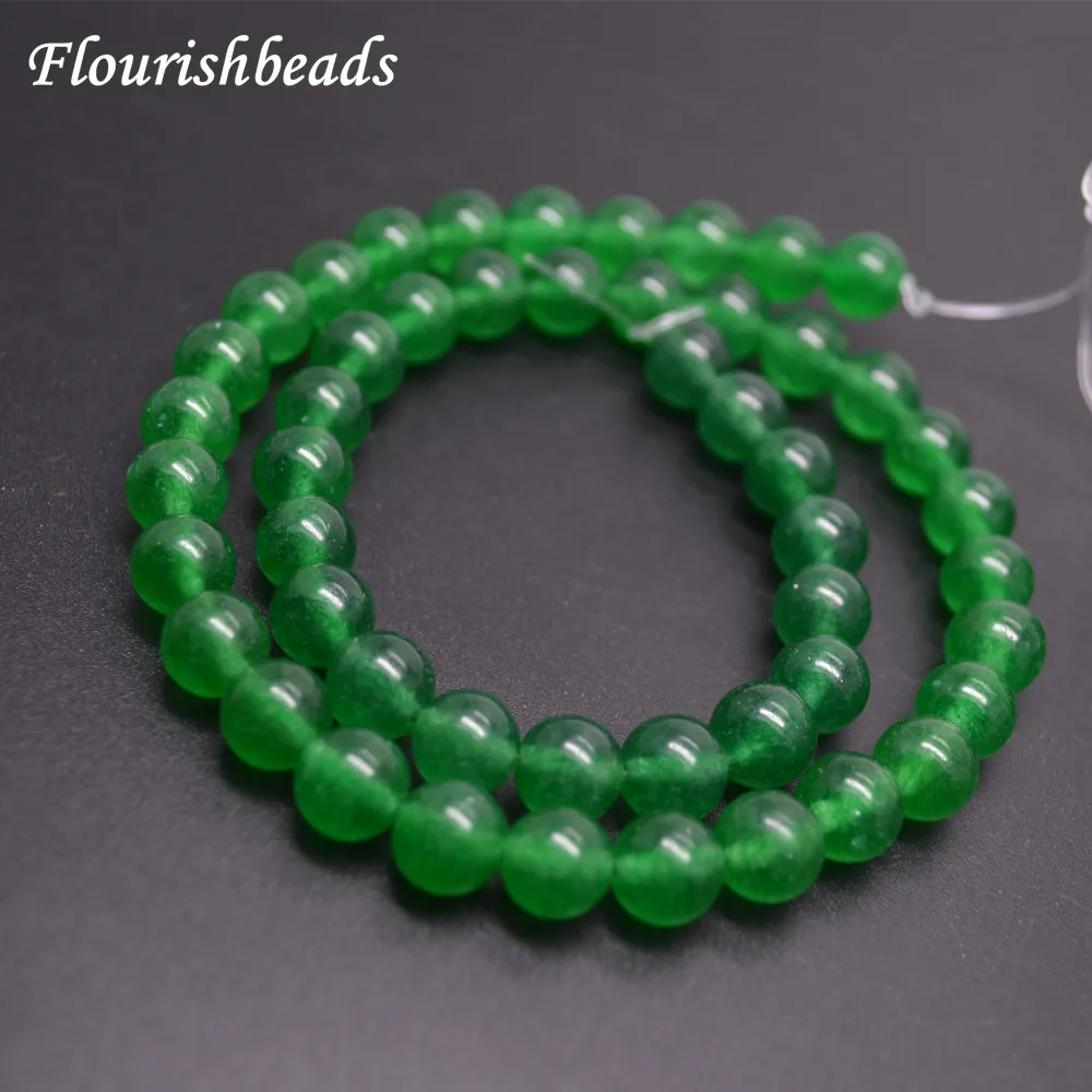 4mm~12mm High Quality Beautiful Dyed Green Malai Jade Stone Round Loose Beads DIY Jewelry Necklace Making Materials
4mm~12mm High Quality Beautiful Dyed Green Malai Jade Stone Round Loose Beads DIY Jewelry Necklace Making Materials