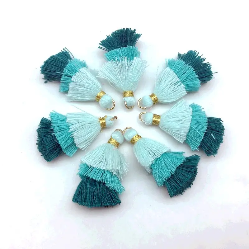 10 pcs a lot, New Model 3 layers Cotton Tassel Pendant Findings 45-50 mm DIY Earrings Necklace, gold color ring
10 pcs a lot, New Model 3 layers Cotton Tassel Pendant Findings 45-50 mm DIY Earrings Necklace, gold color ring
