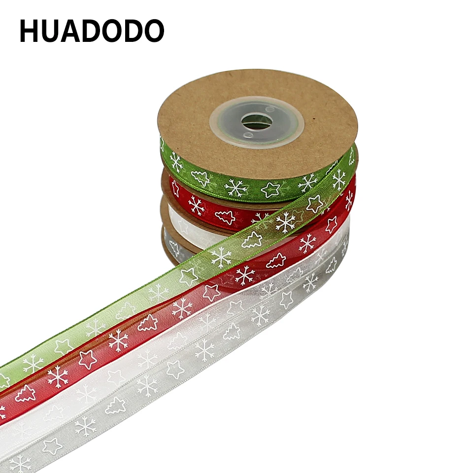 Фото Декоративная лента HUADODO из органзы 10 мм 3/8 дюйма|Ленты для шитья| |