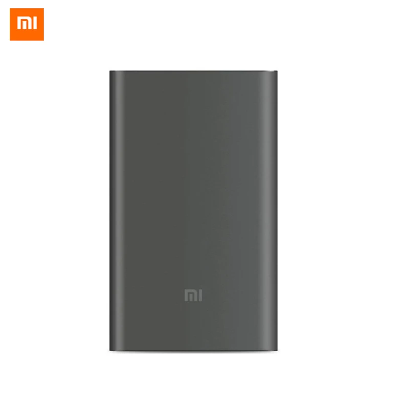Оригинальный Xiaomi Mi 10000 mAh power Bank Pro bank быстрое зарядное устройство QC 2 0 type C внешний