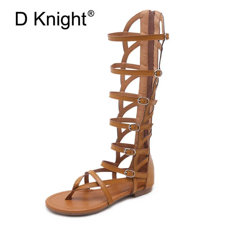Ladies Casual Knee High Gladiator Sandals Sexy Back Zipper High Top Flip Flops For Women Vintage Cut-ous Ankle Strap Rome Sandal
Ladies Casual Knee High Gladiator Sandals Sexy Back Zipper High Top Flip Flops For Women Vintage Cut-ous Ankle Strap Rome Sandal