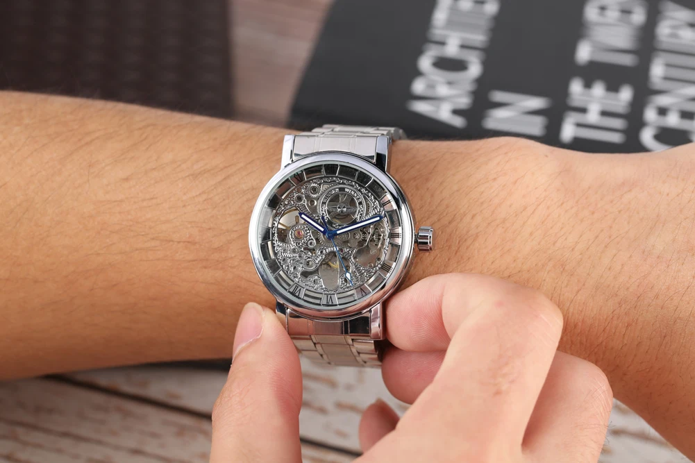 Mechanical Watches Steel Strap Automatic-self-winding Rome Digital Skeleton Mechanical Male Clock Top Luxury relogios masculino
Mechanical Watches Steel Strap Automatic-self-winding Rome Digital Skeleton Mechanical Male Clock Top Luxury relogios masculino