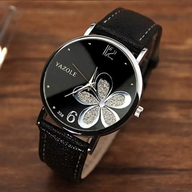 2018 Women Black Casual Watches Black Dial Leather Band Clock Quartz Watch Silver Butterfly Decoration Ladies Wrist Watch
2018 Women Black Casual Watches Black Dial Leather Band Clock Quartz Watch Silver Butterfly Decoration Ladies Wrist Watch