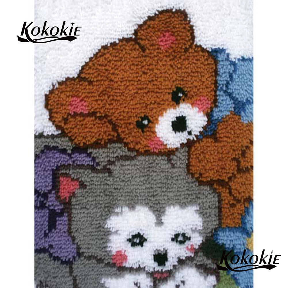 Diy cushion mat latch hook kit bat rug bear printing vloerklee latch hook cartoon carpet embroidery accessories tapestry kits
Diy cushion mat latch hook kit bat rug bear printing vloerklee latch hook cartoon carpet embroidery accessories tapestry kits