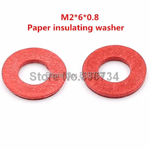 1000pcs m2*6*0.8 insulation insulating paper flat m2 red washer for computer accessories
1000pcs m2*6*0.8 insulation insulating paper flat m2 red washer for computer accessories