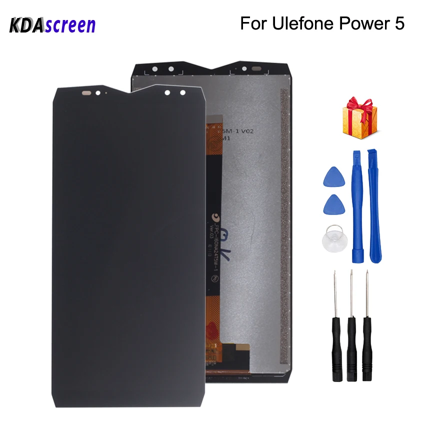 Original For Ulefone Power 5 LCD Display Touch Screen Digitizer Phone Parts For Ulefone Power Screen LCD Replacement Free Tools
Original For Ulefone Power 5 LCD Display Touch Screen Digitizer Phone Parts For Ulefone Power Screen LCD Replacement Free Tools