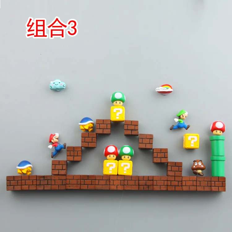 3D Cute Super Mary Resin Fridge Magnets Suit for Kids Home Decoration Ornaments Figurines Wall Marios Bullets Bricks
3D Cute Super Mary Resin Fridge Magnets Suit for Kids Home Decoration Ornaments Figurines Wall Marios Bullets Bricks